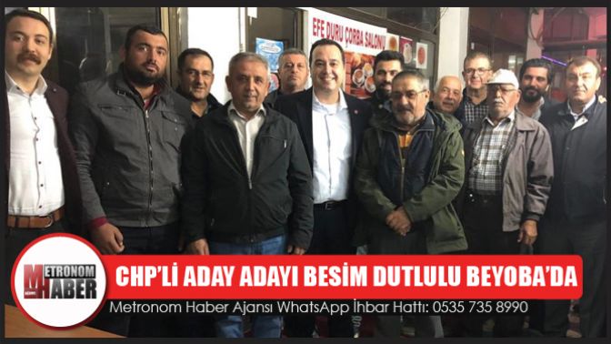 CHP’li aday adayı Besim Dutlulu Beyoba’da