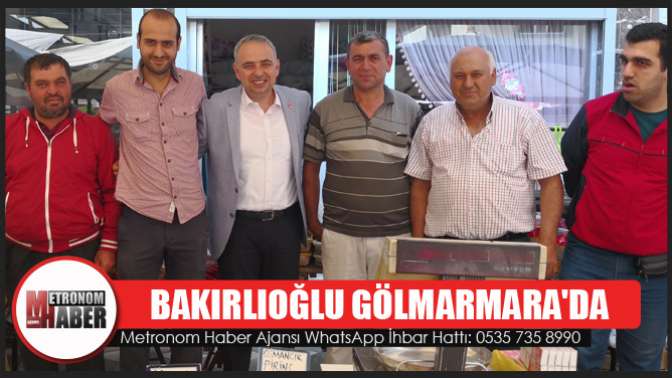 CHP Manisa 2.Sıra Milletvekili Adayı Bakırlıoğlu Gölmarmarada