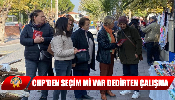 CHPden Seçim mi var dedirten çalışma