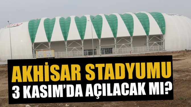 Cumhurbaşkanı 3 Kasım’da Manisa’da! Stadyum açılacak mı?