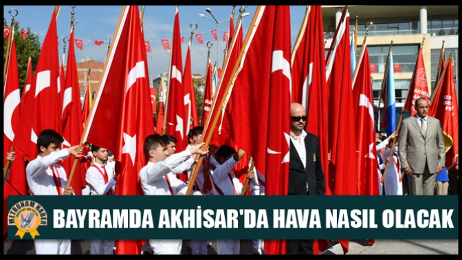 Cumhuriyet Bayramında Akhisarda hava nasıl olacak