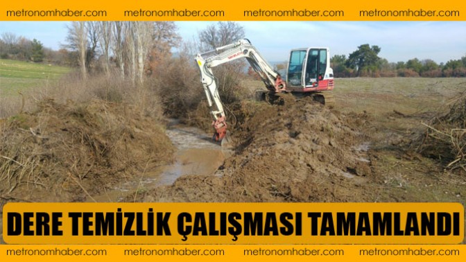 Dere Temizlik Çalışması Tamamlandı