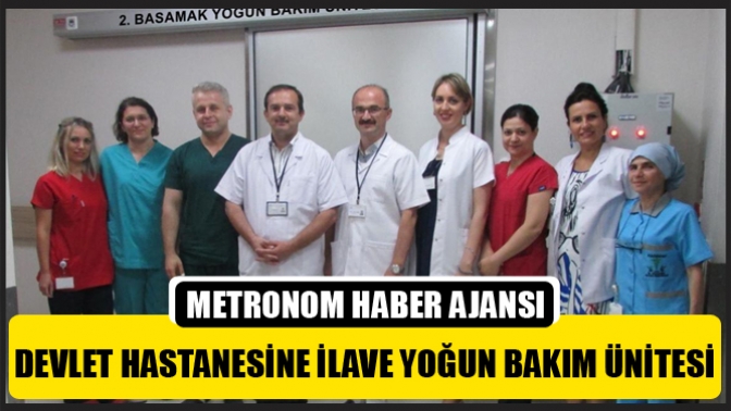 Devlet Hastanesine İlave Yoğun Bakım Ünitesi