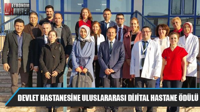 Devlet Hastanesine Uluslararası Dijital Hastane Ödülü