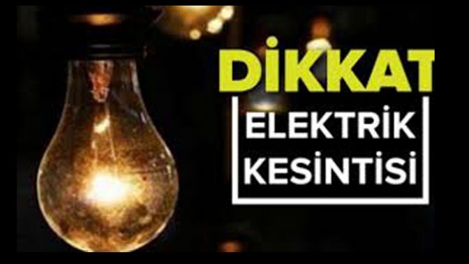 Dikkat Elektrik Kesintisi