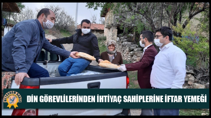 Din Görevlilerinden İhtiyaç Sahiplerine İftar Yemeği