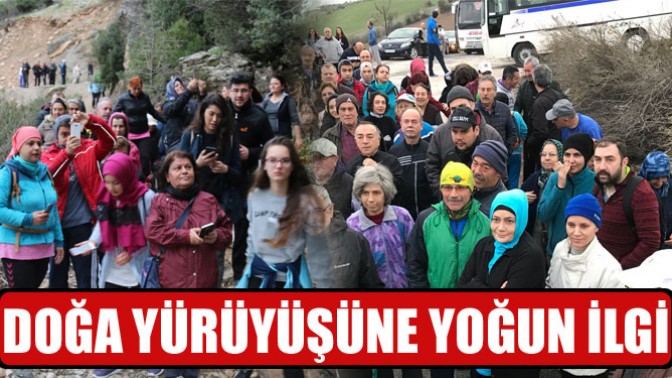 Doğa Yürüyüşüne Yoğun İlgi