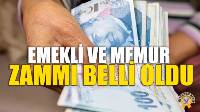 Emekli Ve Memur Zammı Belli Oldu