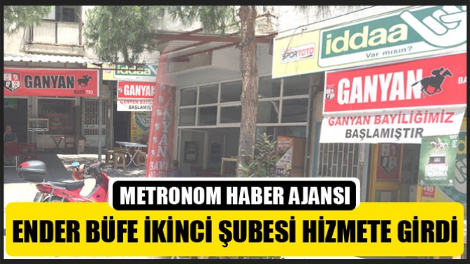 Ender Büfe ikinci şubesi hizmete girdi