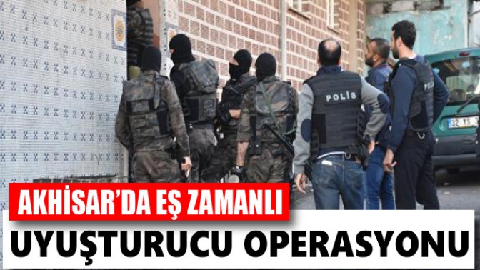 Eş zamanlı uyuşturucu operasyonu