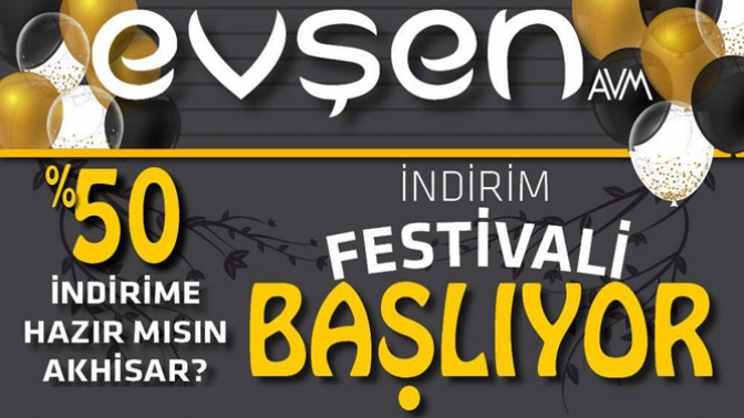 Evşen AVM’ de indirim festivali Başlıyor