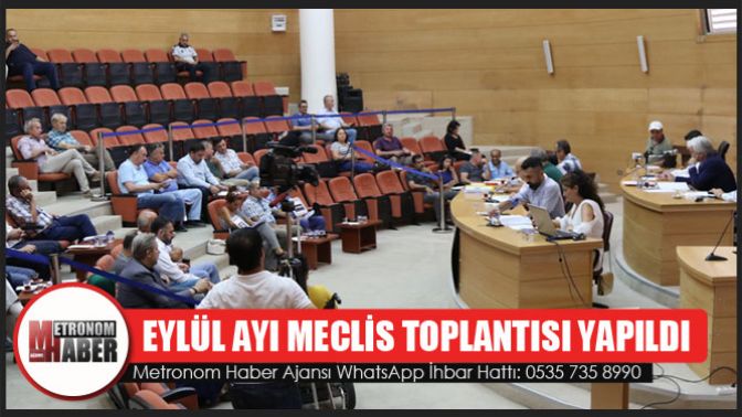 Eylül ayı meclis toplantısı yapıldı