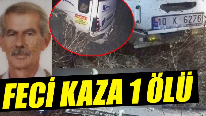 Feci Kaza 1 Ölü