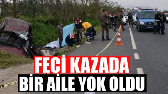 Feci Kazada Bir Aile Yok Oldu