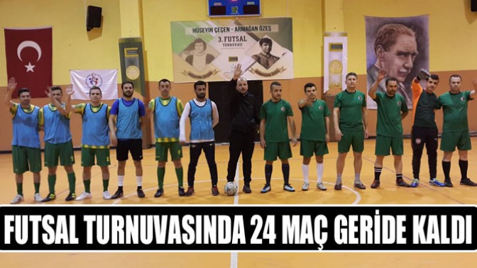 Futsal Turnuvasında 24 Maç Geride Kaldı