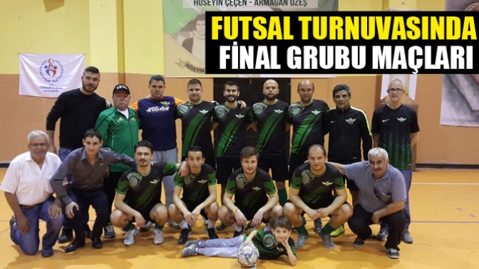 Futsal turnuvasında final grubu maçları