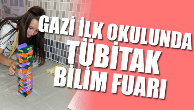 Gazi Ortaokulundan Tübitak Bilim Fuarı