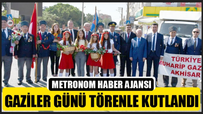 Gaziler günü törenle kutlandı