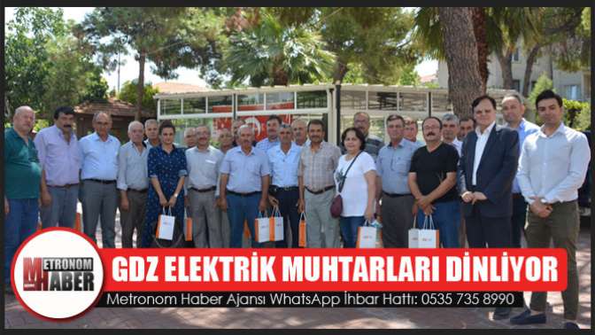 GDZ Elektrik Muhtarları Dinliyor