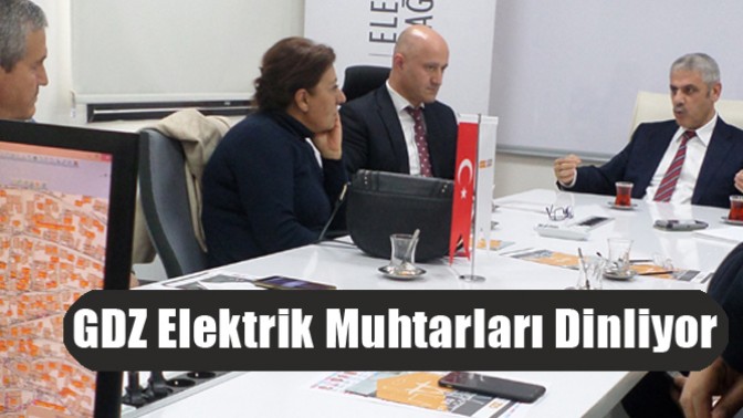 GDZ Elektrik Muhtarları Dinliyor