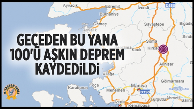 Geceden Bu Yana 100ü Aşkın Deprem Oldu