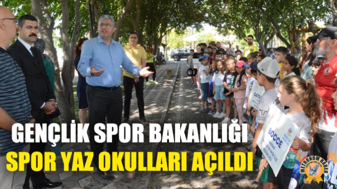 Gençlik Spor Bakanlığı Spor Yaz Okulları Açıldı