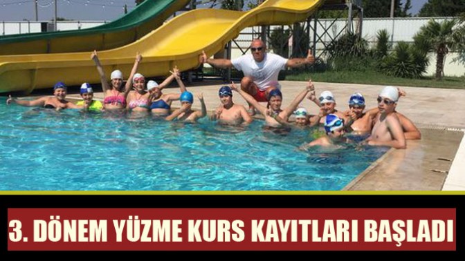 Gülbeyaz Olimpik Havuzda 3. Dönem yüzme kurs kayıtları başladı