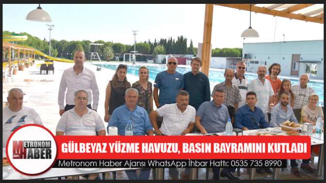 Gülbeyaz Yüzme Havuzu, basın bayramını kutladı