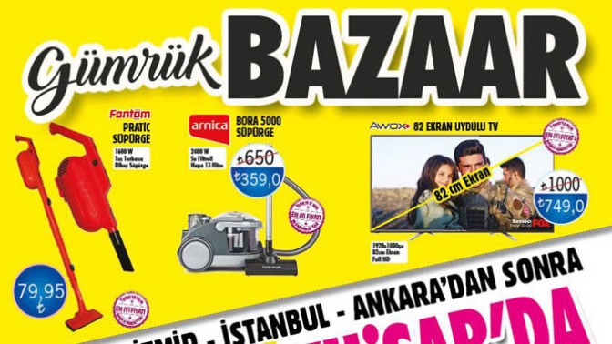 Gümrük Bazaar, Akhisarlıların hizmetine açılıyor