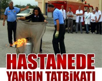 Hastanede Yangın Tatbikatı