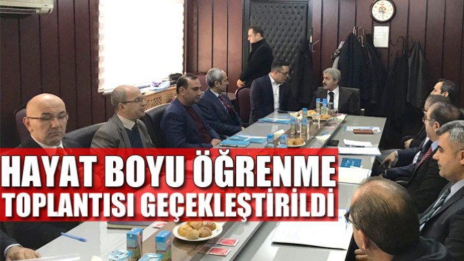 Hayat boyu öğrenme toplantısı gerçekleştirildi