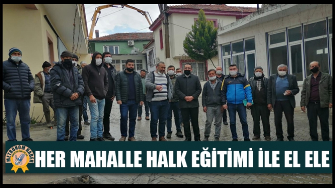 Her Mahalle Halk Eğitimi İle El Ele