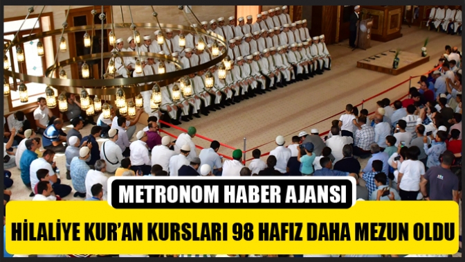 Hilaliye Kur’an Kursları 98 Hafız Daha Mezun Oldu