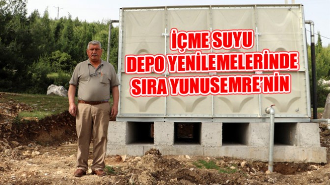 İçme Suyu Depo Yenilemelerinde Sıra Yunusemre’nin