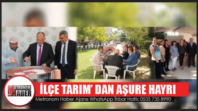 İlçe Tarım’ Dan Aşure Hayrı