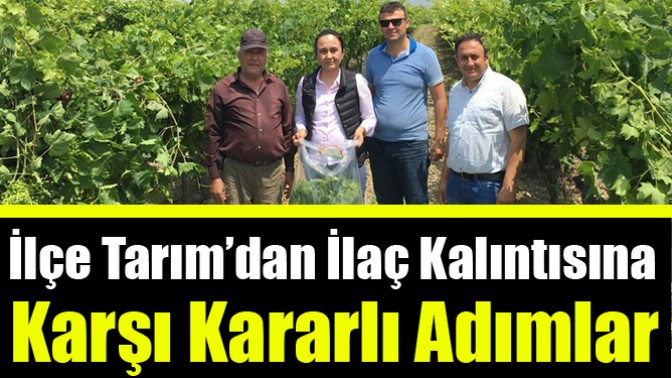 İlçe Tarım’dan İlaç Kalıntısına Karşı Kararlı Adımlar