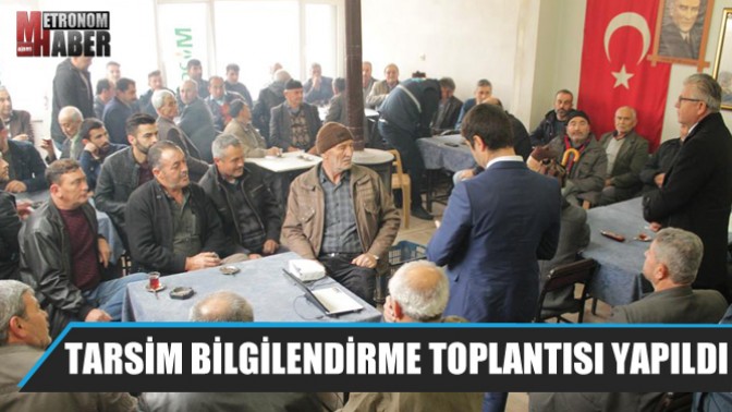 İlçe Tarım, Selçikli’de TARSİM bilgilendirme toplantısı yapıldı