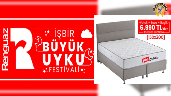 İşbir Yatak Büyük Uyku Festivali Başladı