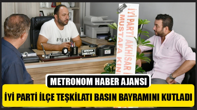 İyi Parti ilçe teşkilatı basın bayramını kutladı