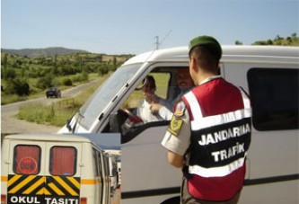 Jandarma Genel Trafik Kontrollerini Sürdürüyor