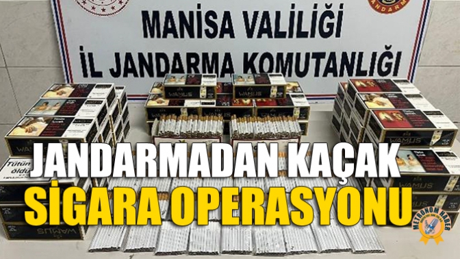 Jandarmadan Kaçak Sigara Operasyonu