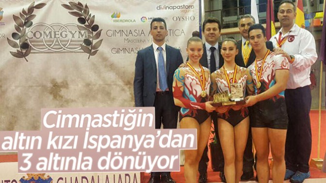 Jimnastiğin Altın Kızı İspanya’dan 3 Altınla Dönüyor