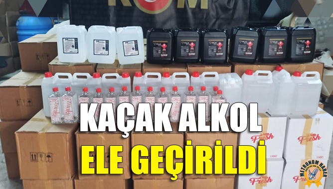 Kaçak Alkol Ele Geçirildi