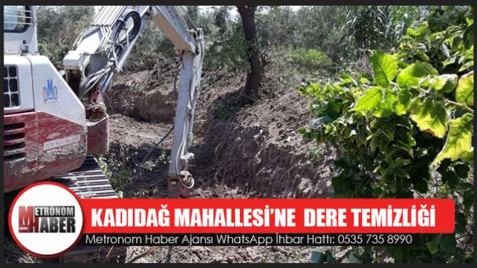 Kadıdağ Mahallesi’nde 5 Kilometrelik Dere Temizliği