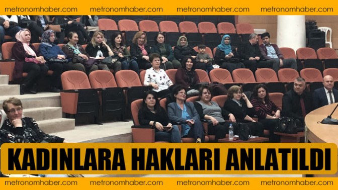 Kadınlara Hakları Anlatıldı