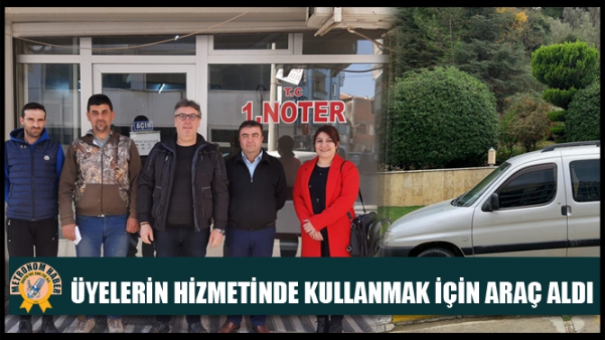 Kahveciler Odası, Üyelerin Hizmetinde Kullanmak İçin Araç Aldı