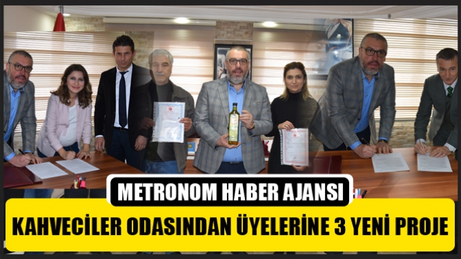 Kahveciler Odasından üyelerine 3 yeni proje