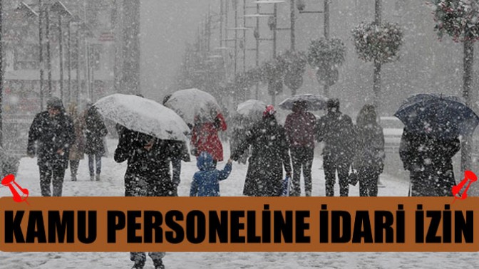 Kamu Personeline İdari İzin