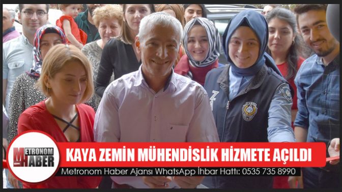 Kaya Zemin Mühendislik hizmete açıldı