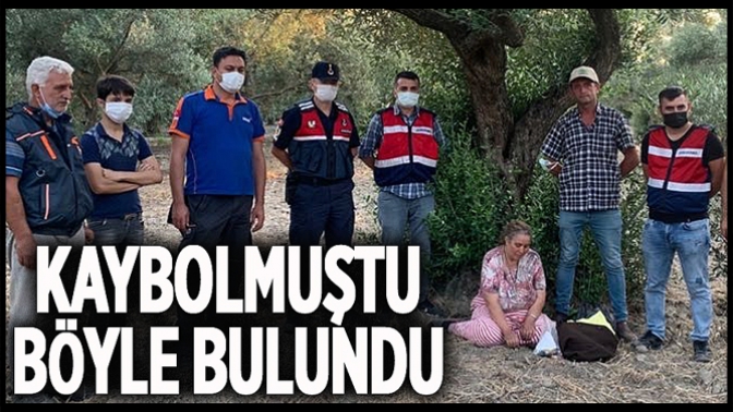 Kaybolan engelli kadını jandarma ekipleri buldu